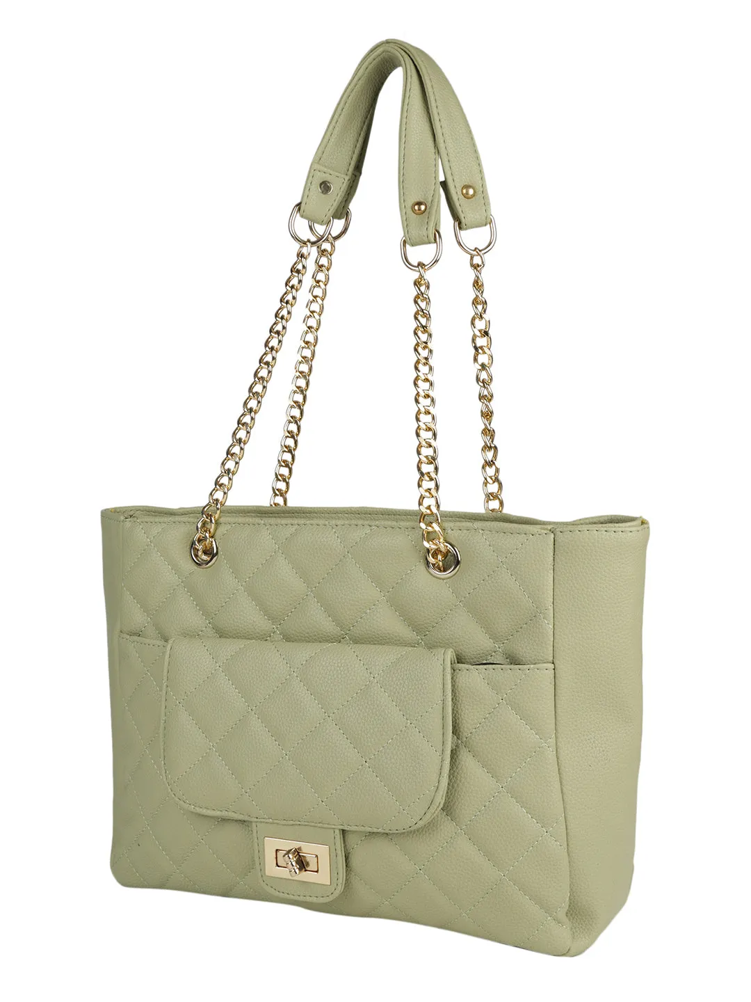 Casual Solid Handheld Bag