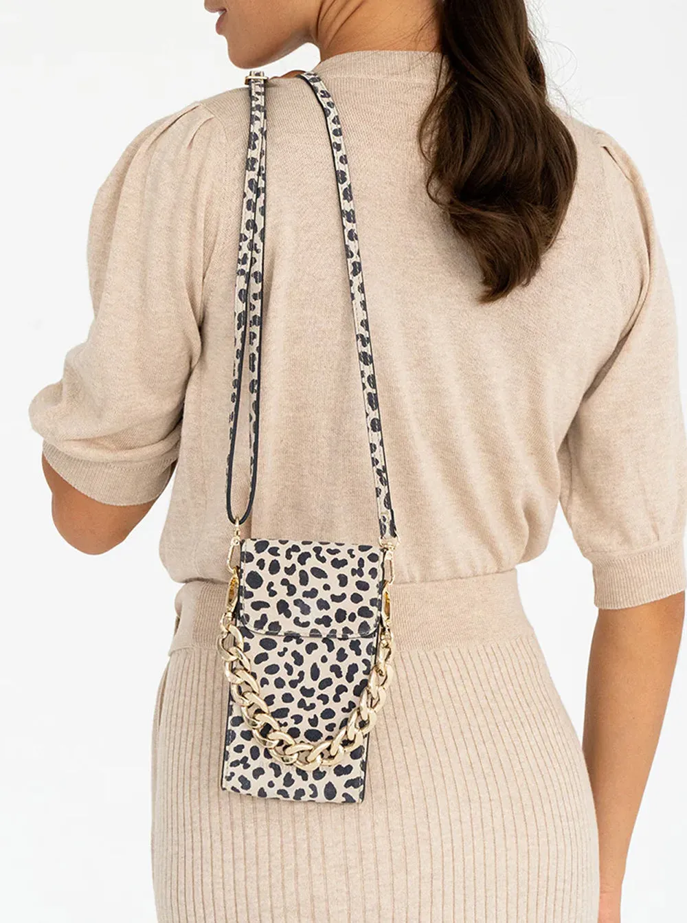 Celeste Phone Bag - Spot Suede