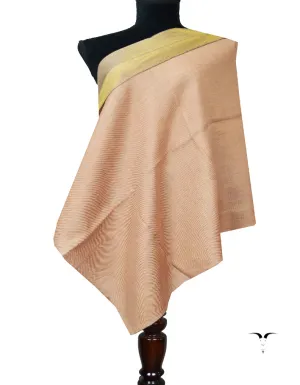 champagne Zari Reversible Pashmina stole 8016
