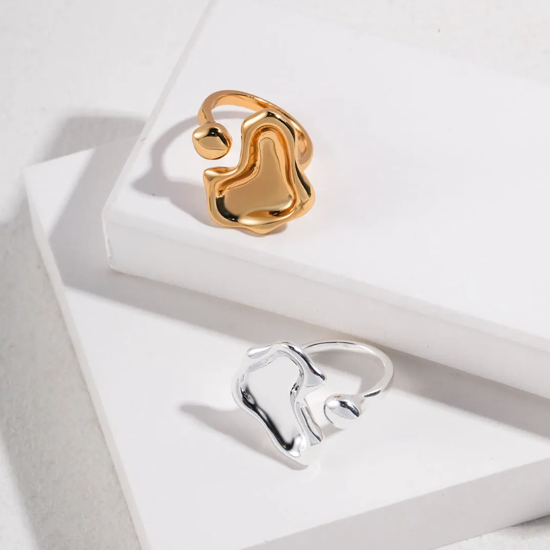 Charming Love Heart Open Ring