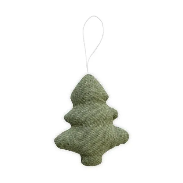 Cotton Fabric Ornaments - Olive Green