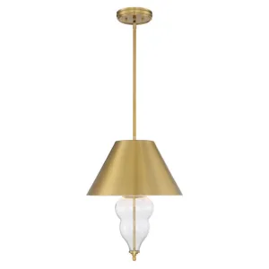 Craftmade Nabu 3 Light Pendant in Satin Brass