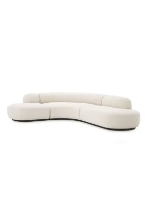 Cream Bouclé Modular Sofa | Eichholtz Bjorn