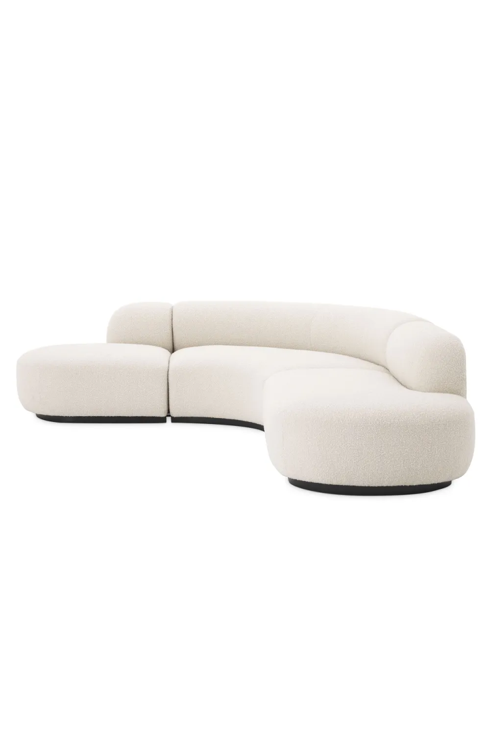 Cream Bouclé Modular Sofa | Eichholtz Bjorn