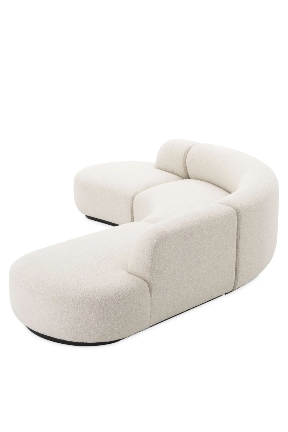 Cream Bouclé Modular Sofa | Eichholtz Bjorn
