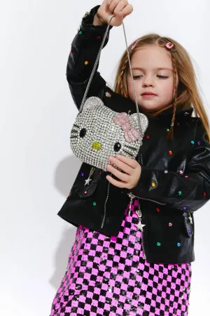 Crystal Kitty Purse
