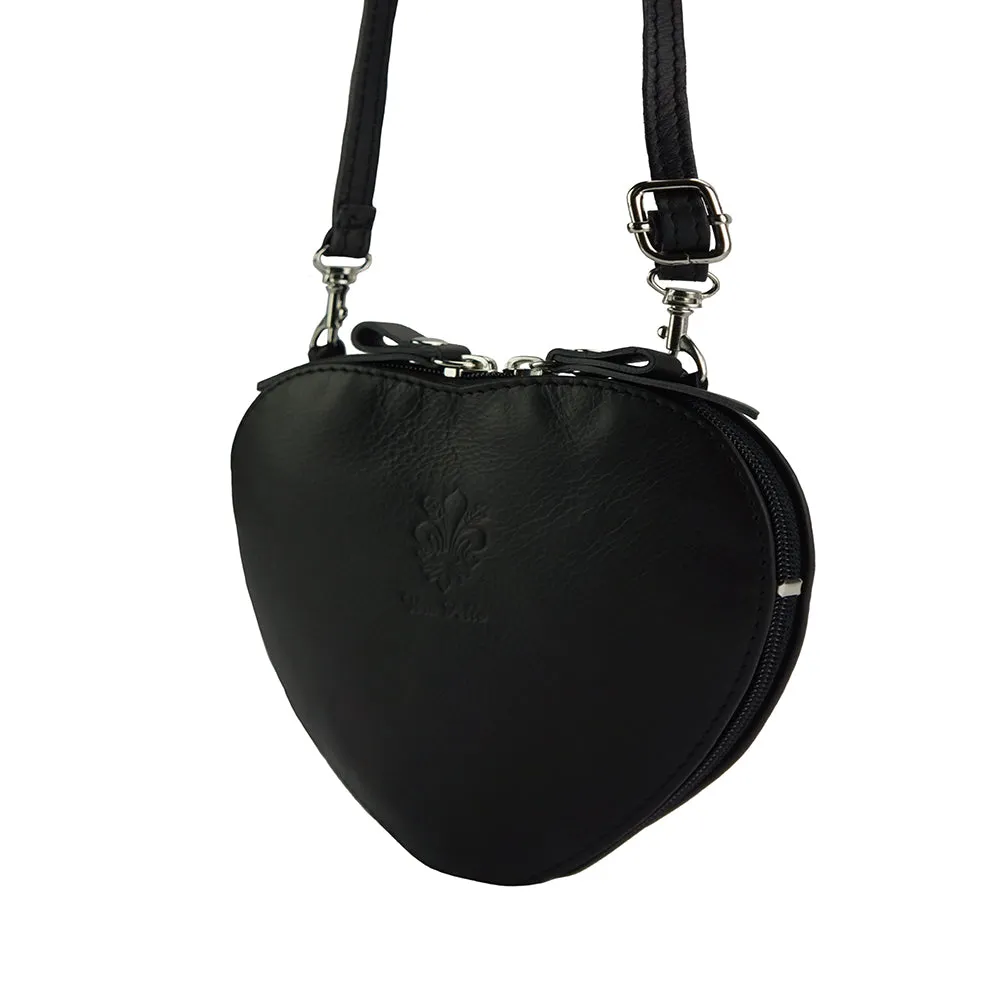Cuore leather cross bag