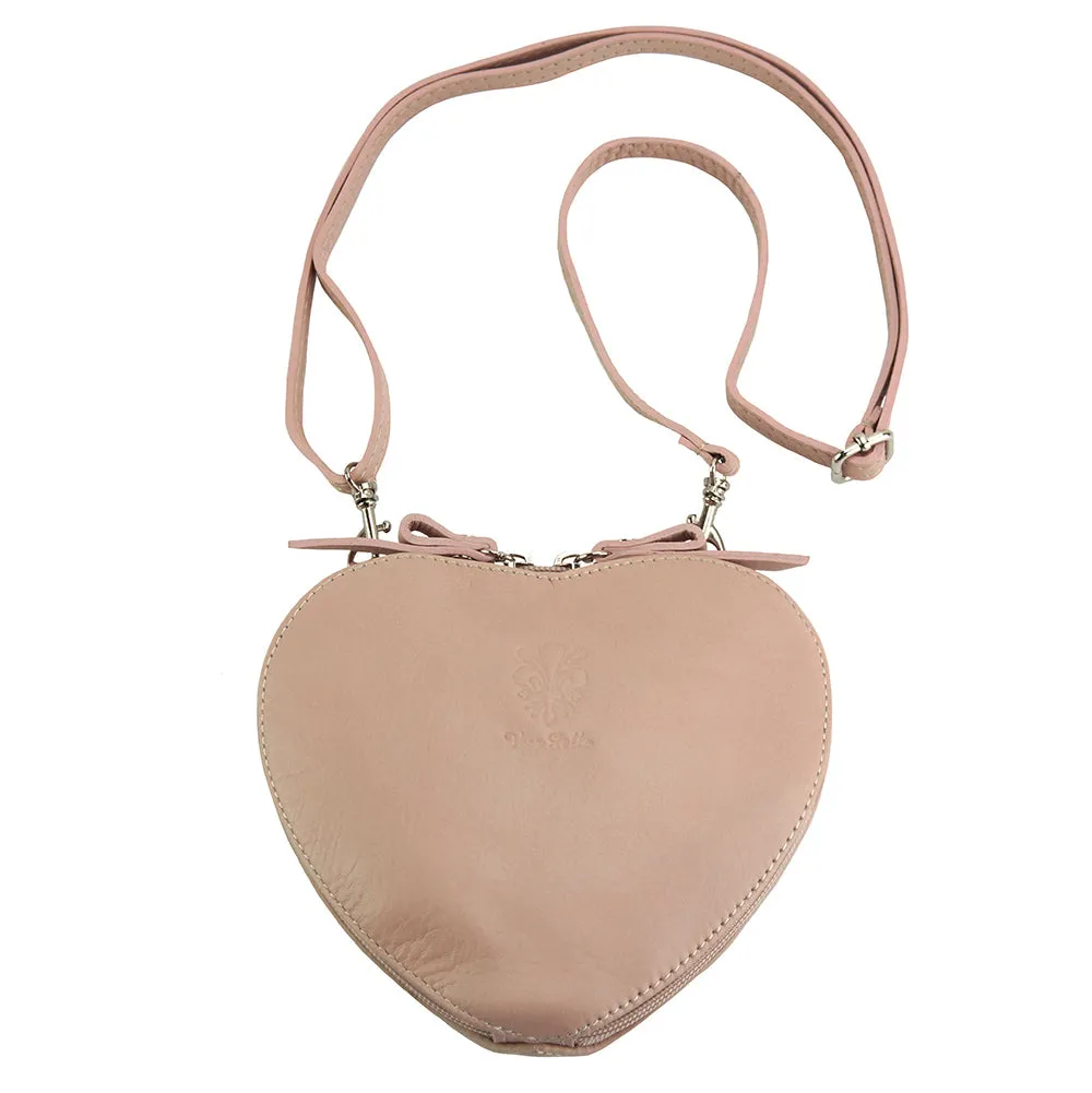 Cuore leather cross bag