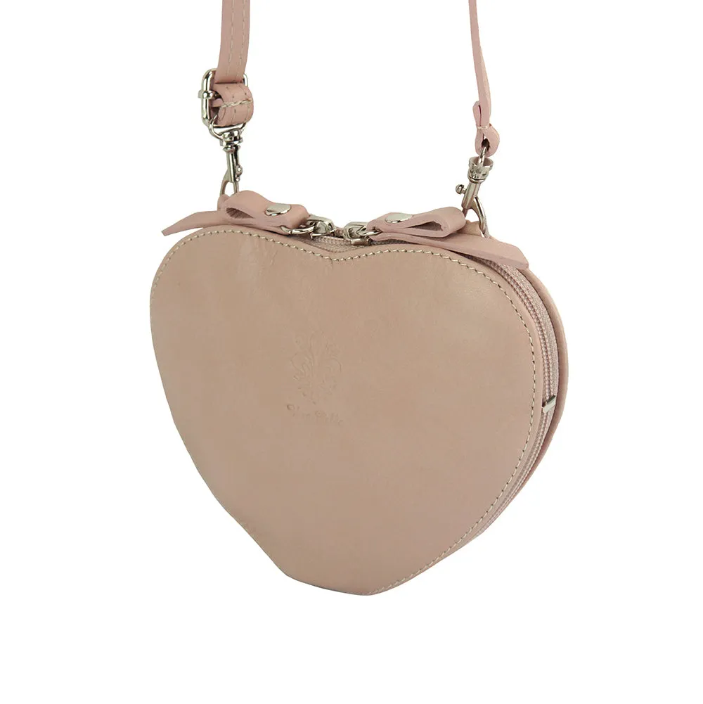 Cuore leather cross bag