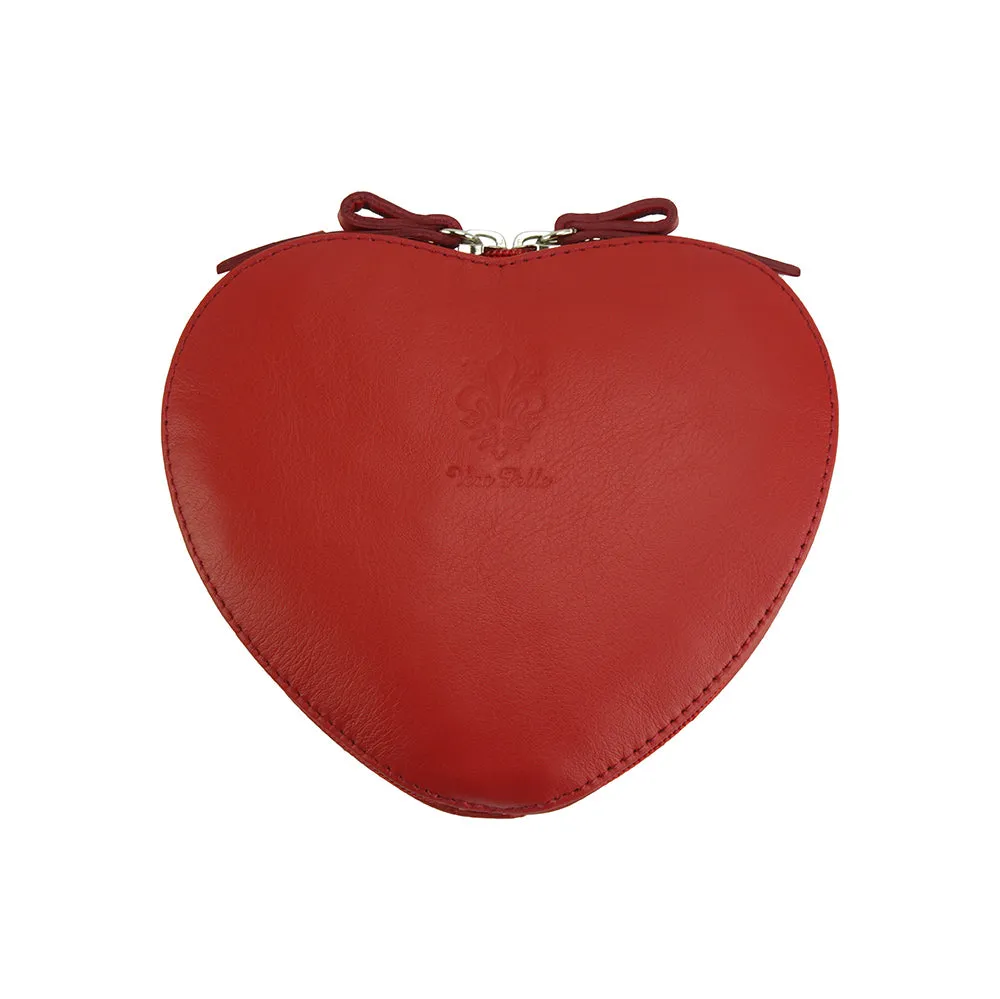 Cuore leather cross bag