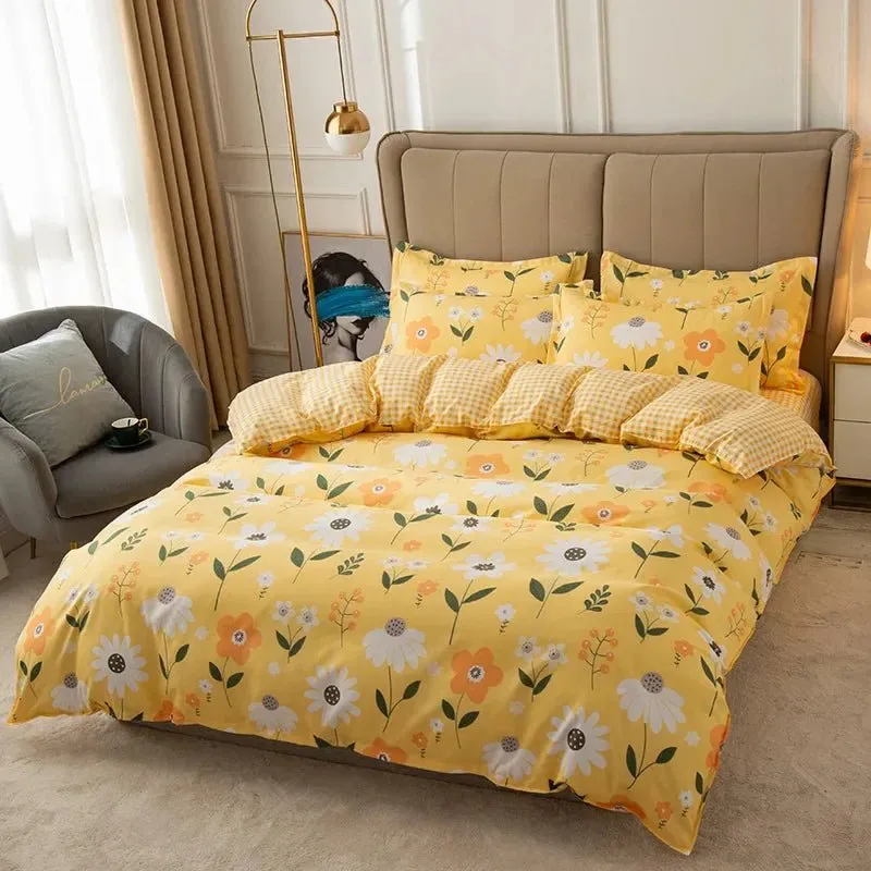 Cute Cartoon Print Duvet Cover