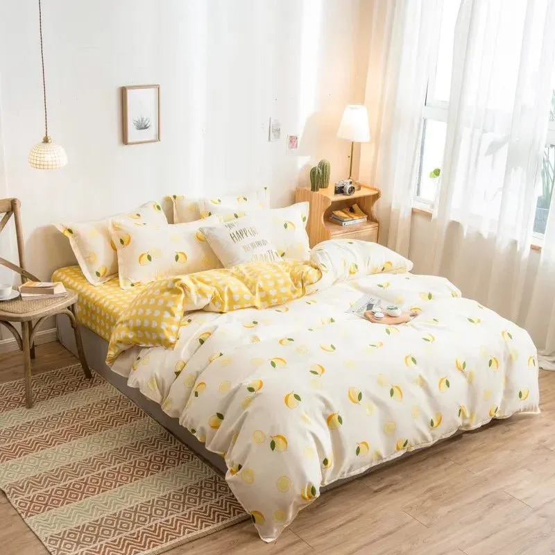 Cute Cartoon Print Duvet Cover