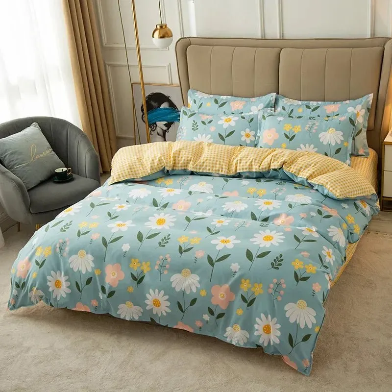 Cute Cartoon Print Duvet Cover