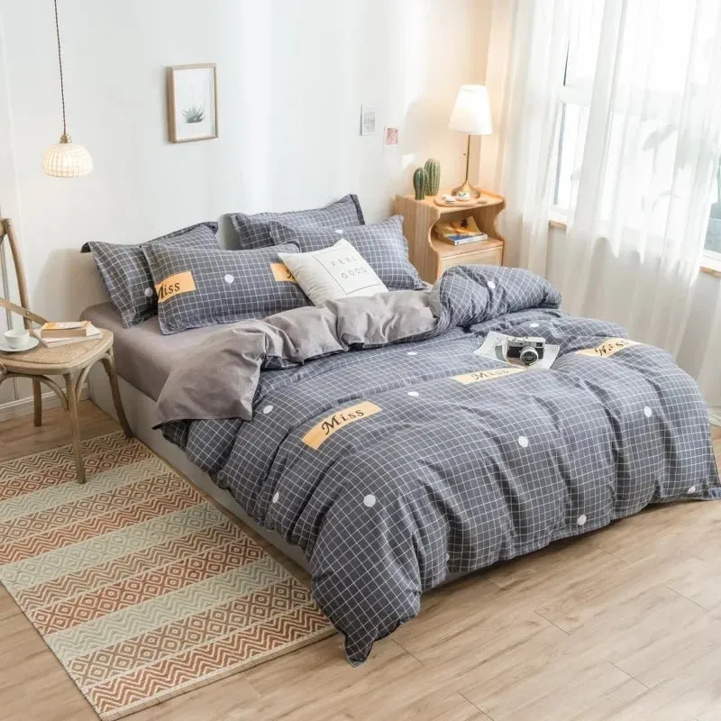 Cute Cartoon Print Duvet Cover