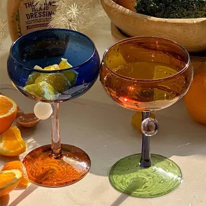 Cute Colorful Cocktail Glass