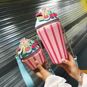 Cute Ice Cream Shape Shoulder Bag
