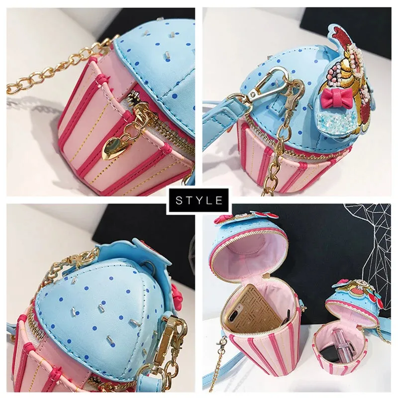 Cute Ice Cream Shape Shoulder Bag