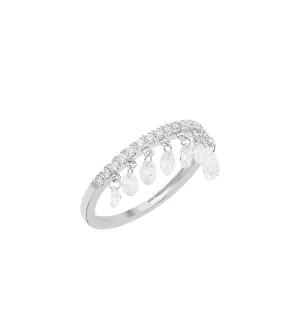 Dancing oval diamond