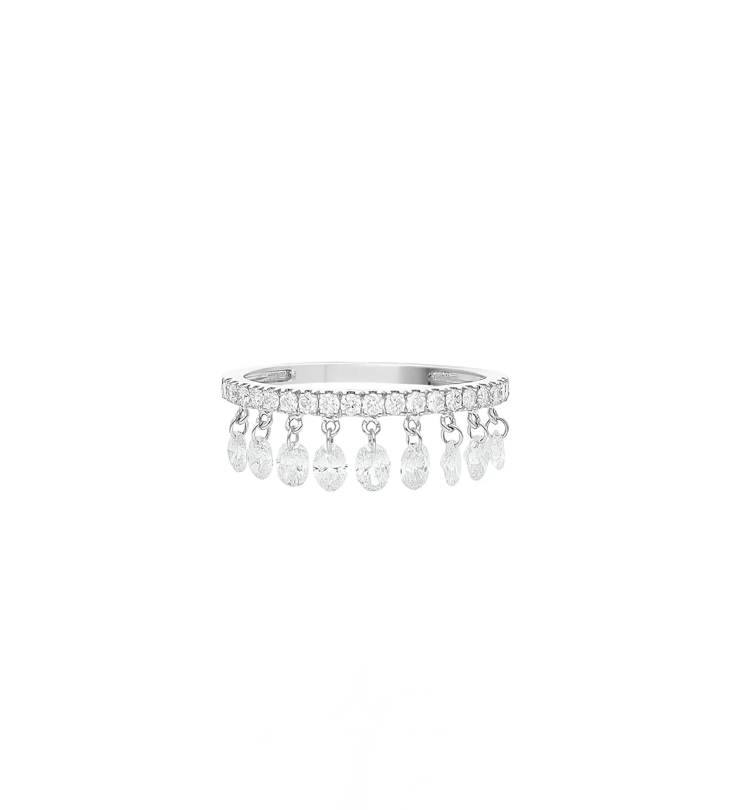 Dancing oval diamond