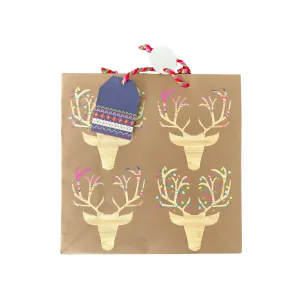 Decked Out Deer Gift Bag