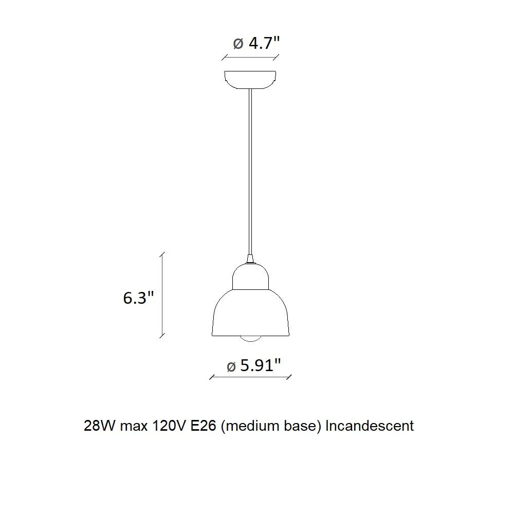 Deco Berimbau Pendant Light