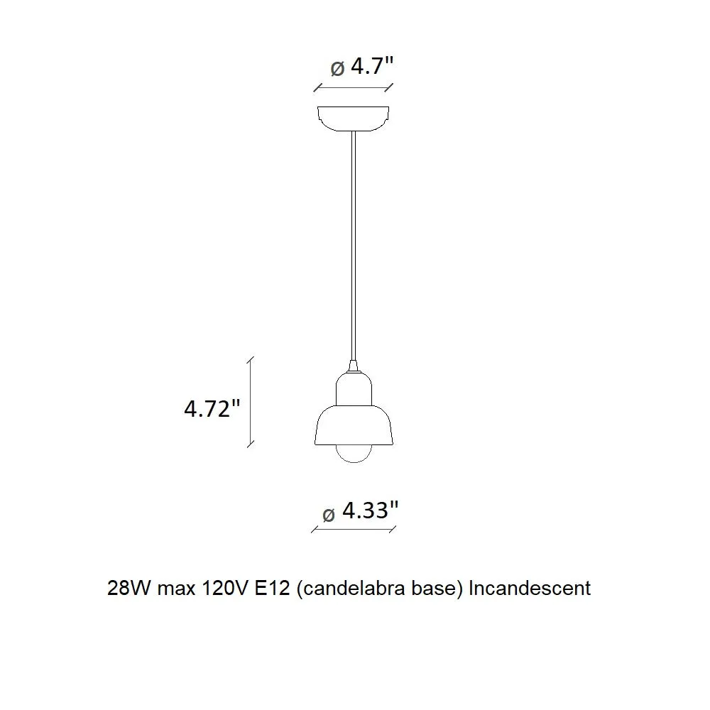 Deco Berimbau Pendant Light