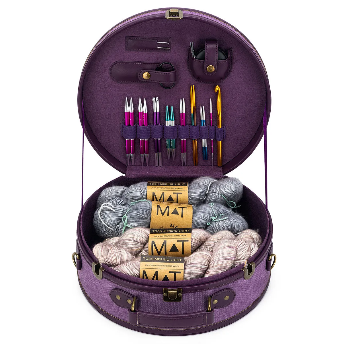 della Q Maker's Hat Box - Indigo
