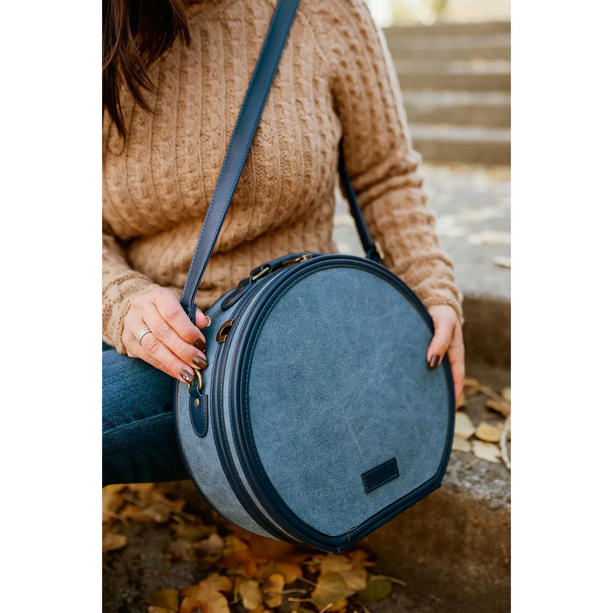 della Q Maker's Hat Box - Indigo