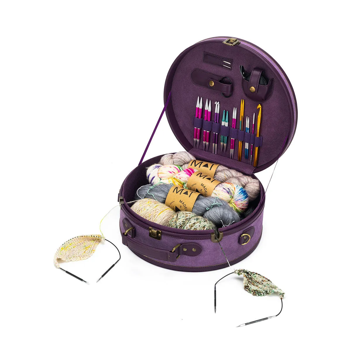 della Q Maker's Hat Box - Indigo