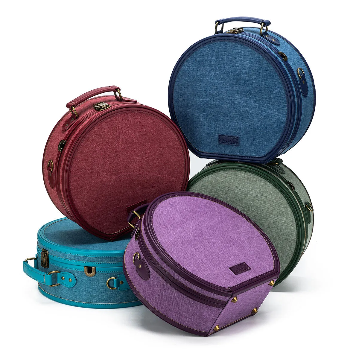 della Q Maker's Hat Box - Indigo