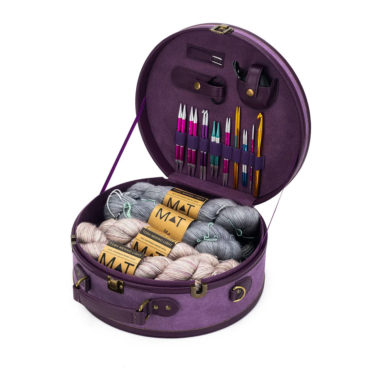 della Q Maker's Hat Box - Indigo