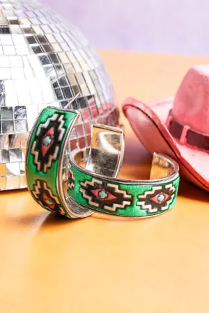 DeSoto Turquoise Hoop Earrings