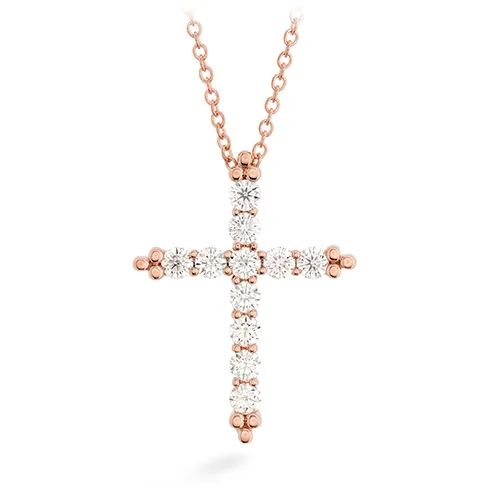 Divine Graceful Diamond Pendant & Chain - HFPDIVGR00758
