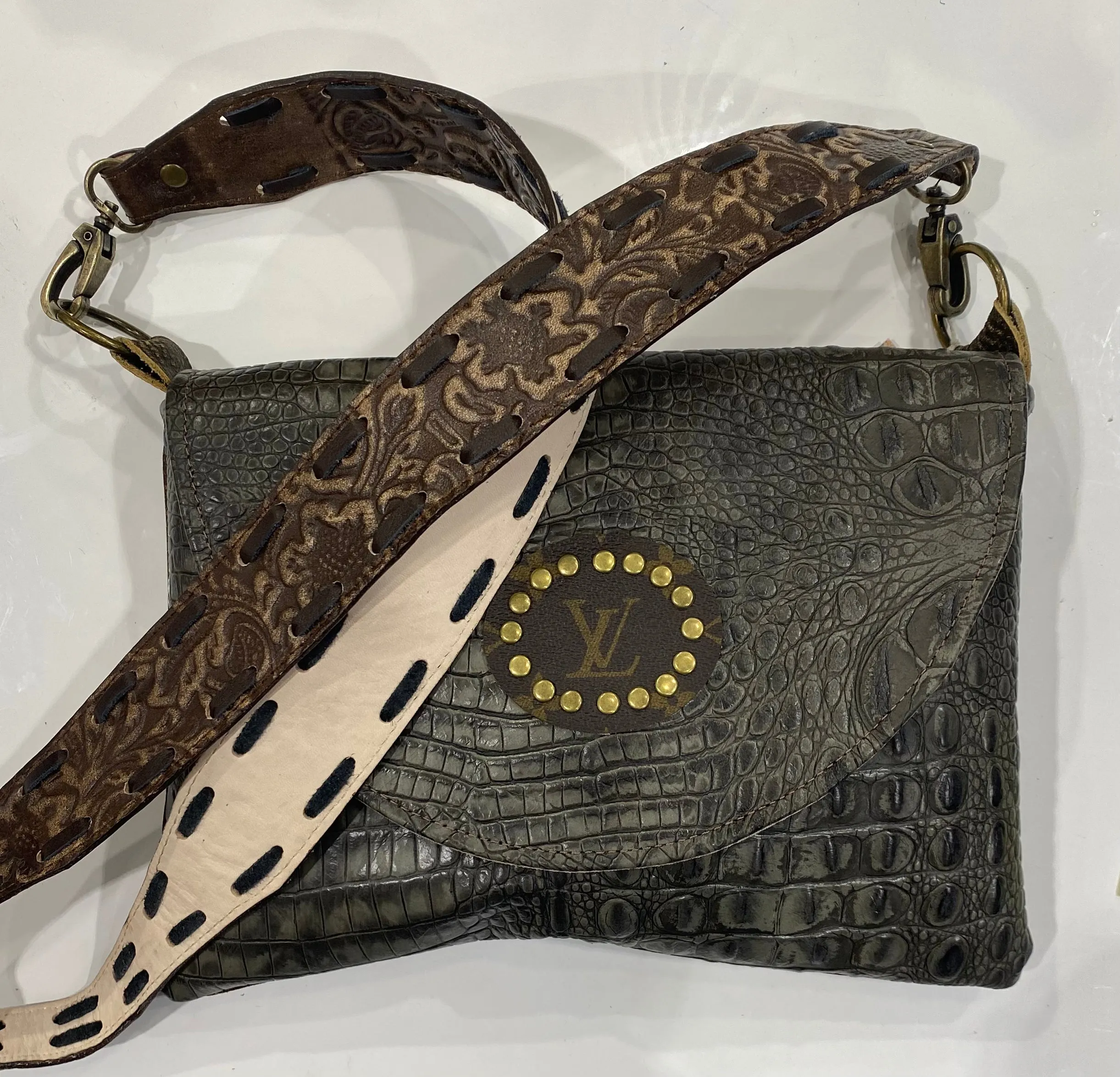 Dixie Upcycled Leather Bag