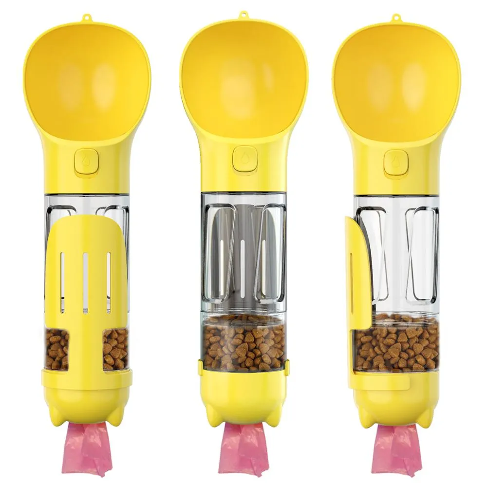 Dog Water Bottle 3 In 1 Portable Pet Dog Water Bottle