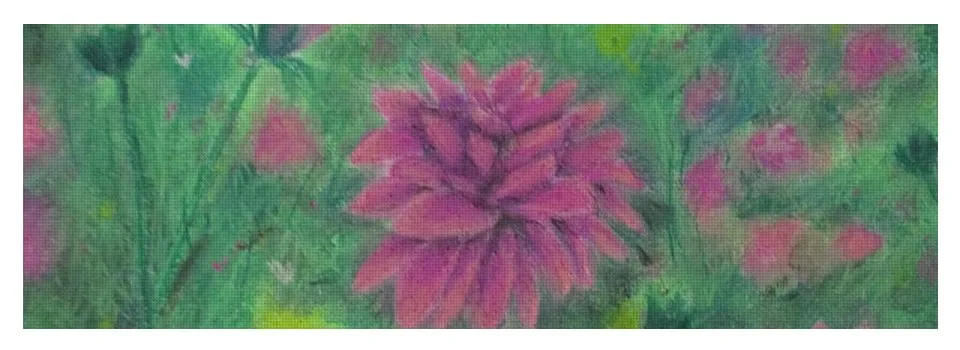 Dreaming of Dahlias ~ Yoga Mat