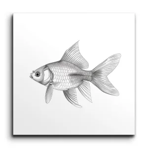 Elegance of Nature: Detailed Fish Illustration