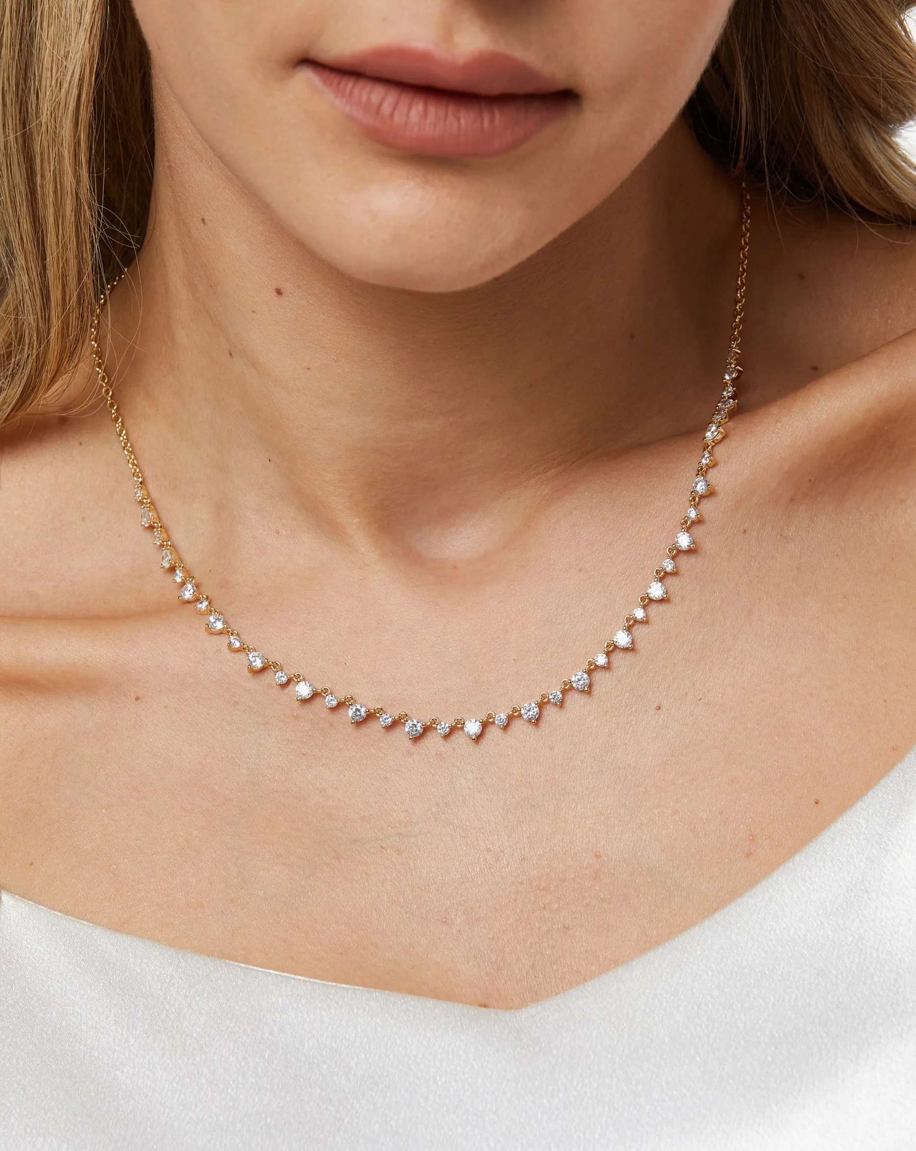 Elizabeth Crystal Necklace