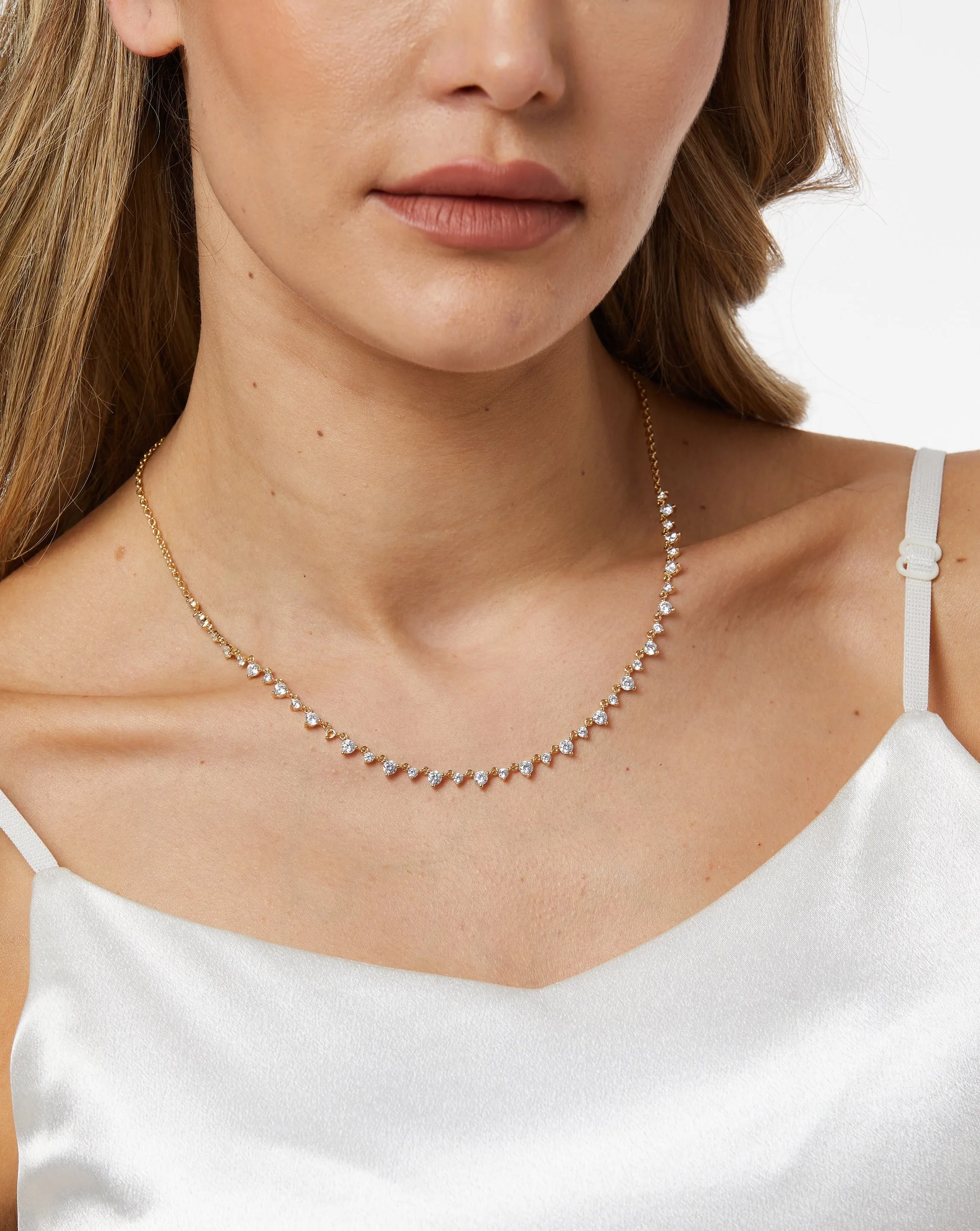 Elizabeth Crystal Necklace
