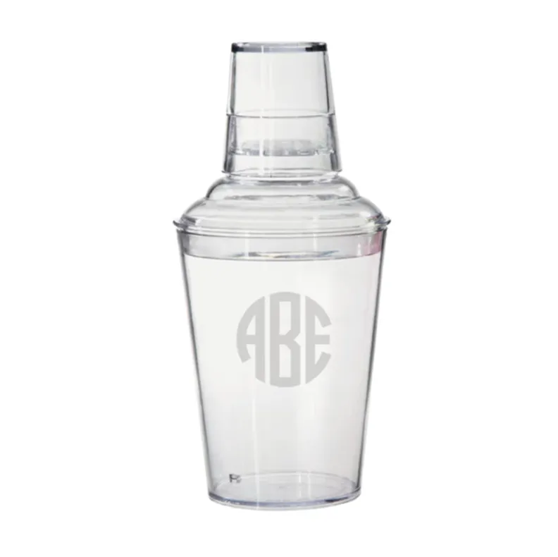 Engraved Acrylic Cocktail Shaker