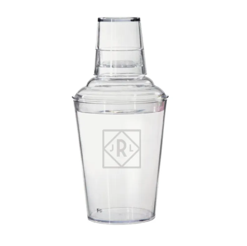 Engraved Acrylic Cocktail Shaker