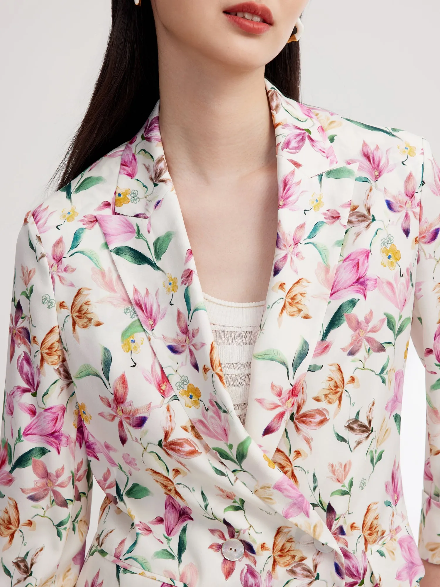 EP YAYING Printed Blazer