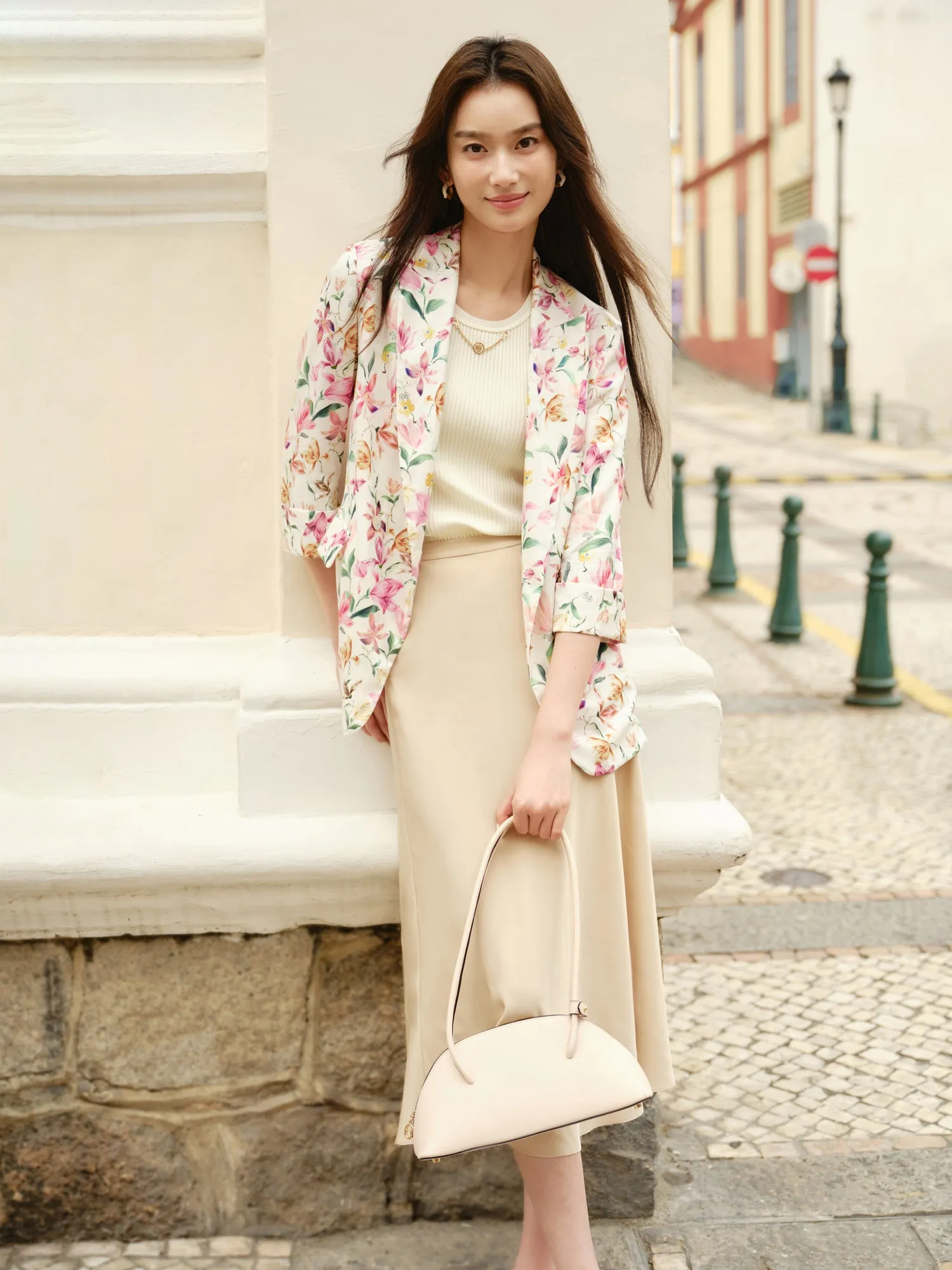 EP YAYING Printed Blazer