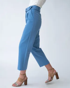Essential Pleated Cropped Pant