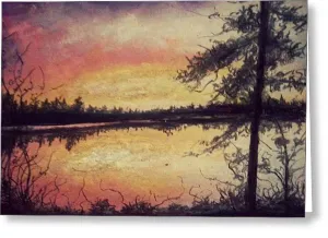 Evening Light - Greeting Card