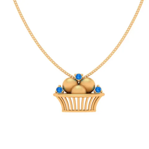 Exquisite 18k Gold Pendant For Women
