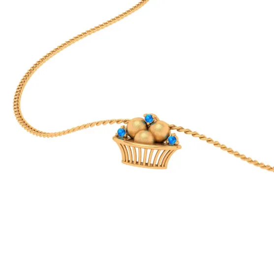 Exquisite 18k Gold Pendant For Women
