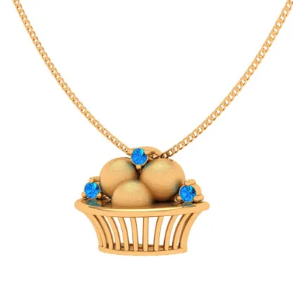 Exquisite 18k Gold Pendant For Women