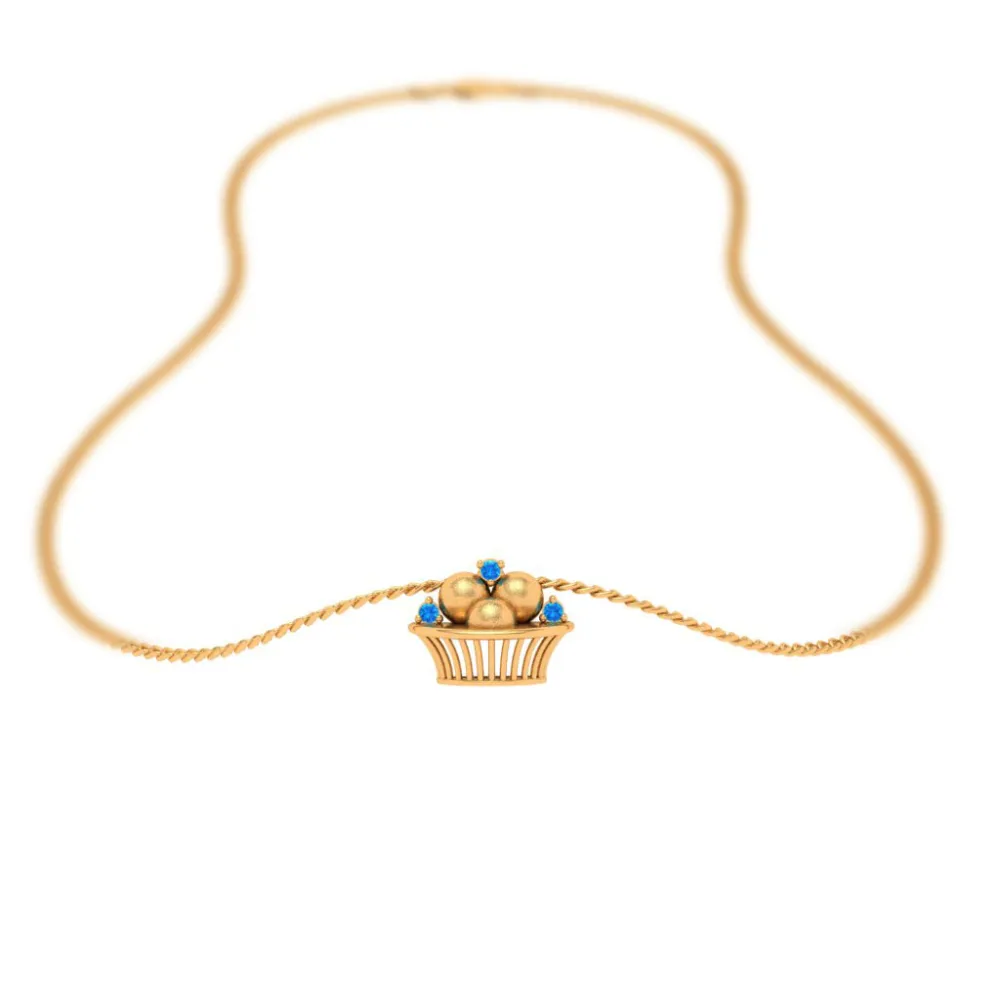 Exquisite 18k Gold Pendant For Women