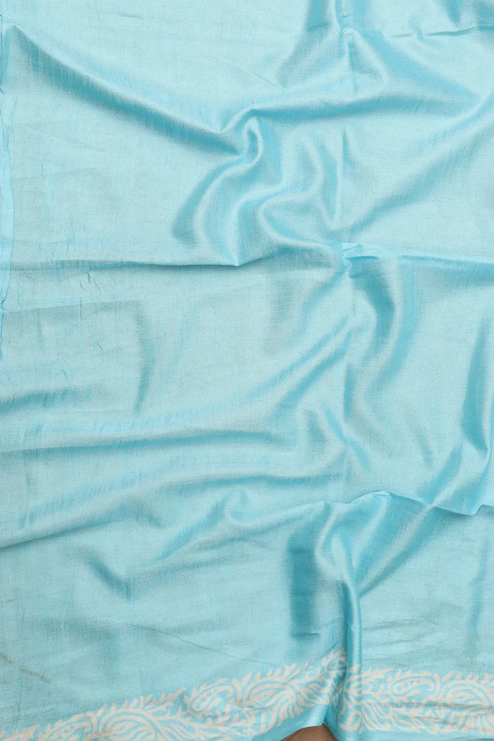 Exquisite Blue Bhagalpur Silk Saree - Elegant and Timeless